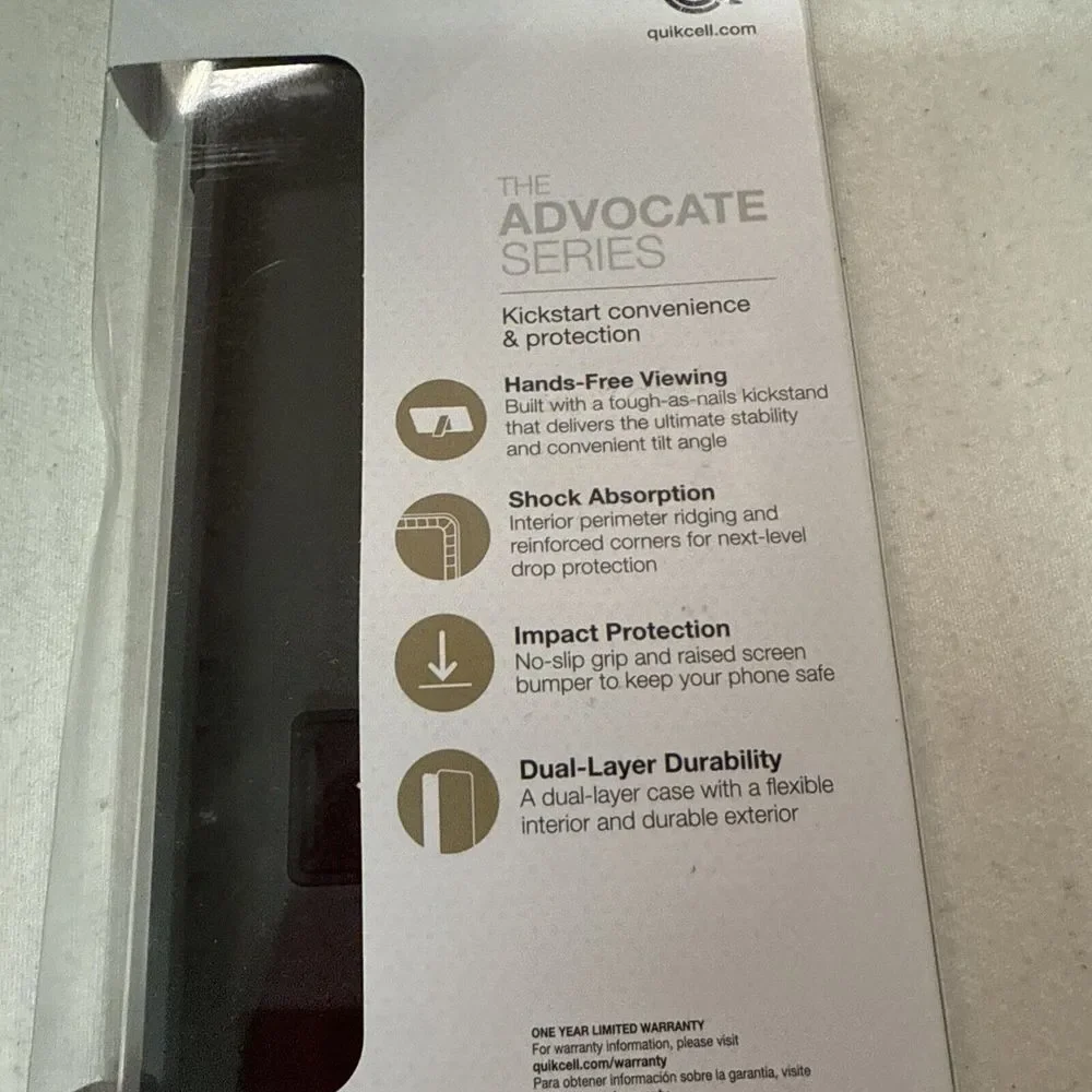 Motorola Moto G Play Case Black‎ Kickstand Quikcell New, Christmas, Birthday